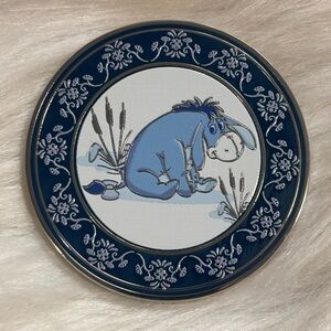 Disney Winnie the Pooh Tonal Floral Character Enamel Pin-Eeyore